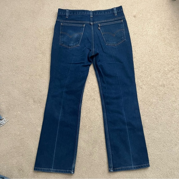 Vintage 2001 Levi’s 517 Bootcut Jeans Black Tab Jeans Guatemala / Tag 36 X 31 - Picture 4 of 10